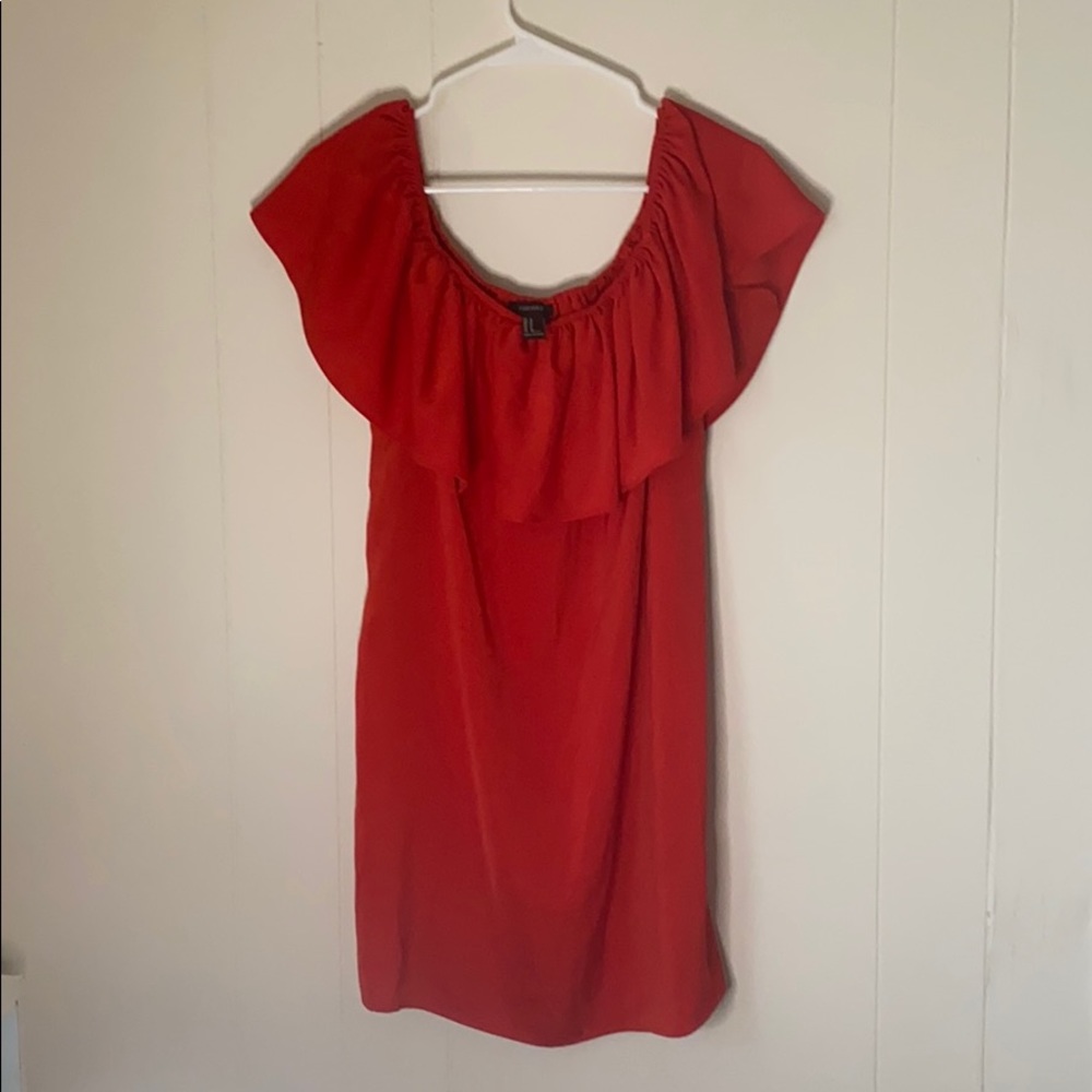 Red Off the Should Dress